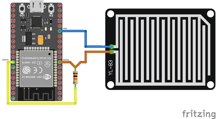 Diagrama de ligação do sensor